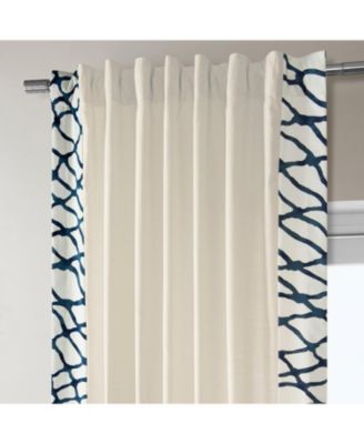 Ellis Bordered Cotton Curtain