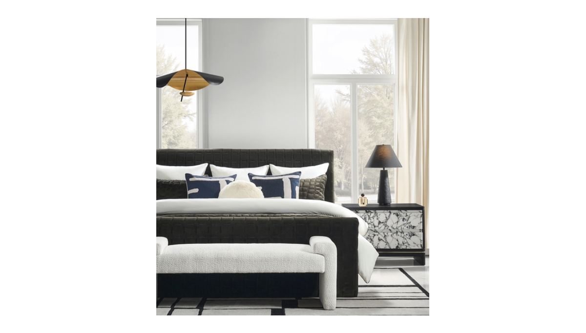 Z Gallerie Beton Table Lamp - Black