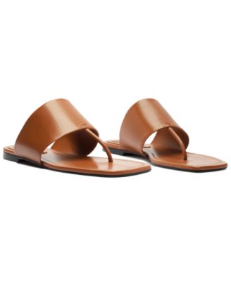 Women's Martha Square Toe Flat Sandals