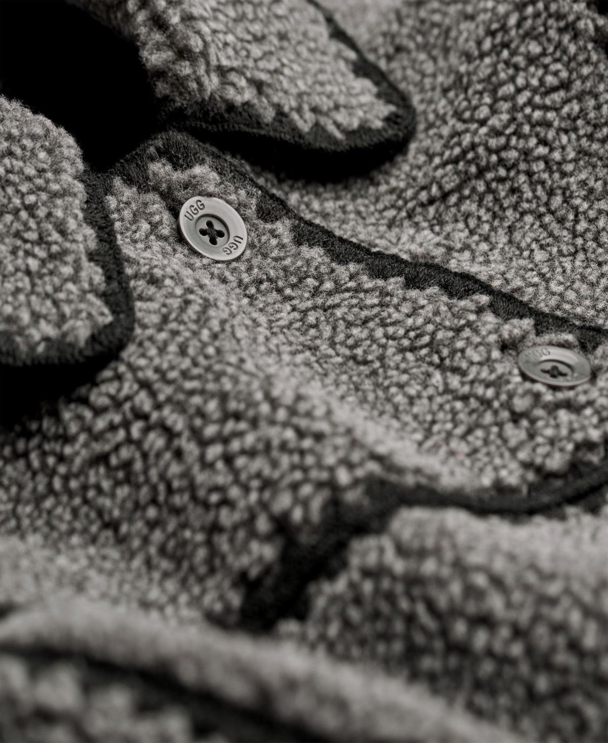 Ugg Women's Ellison Fluff Shell Jacket In Gray