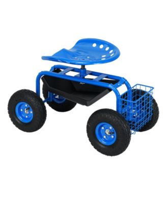Garden Cart with Heavy Duty Tool Tray