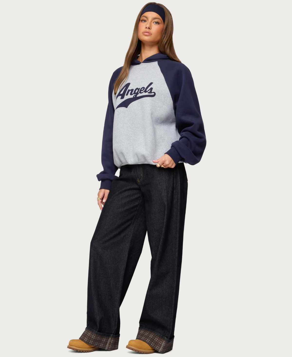 Edikted Women's Angels Raglan Oversized Hoodie