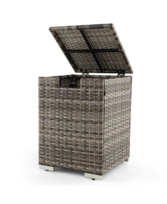 2-in-1 Patio Rattan Gas Propane Tank Cover for 20 lbs Propane Tanks