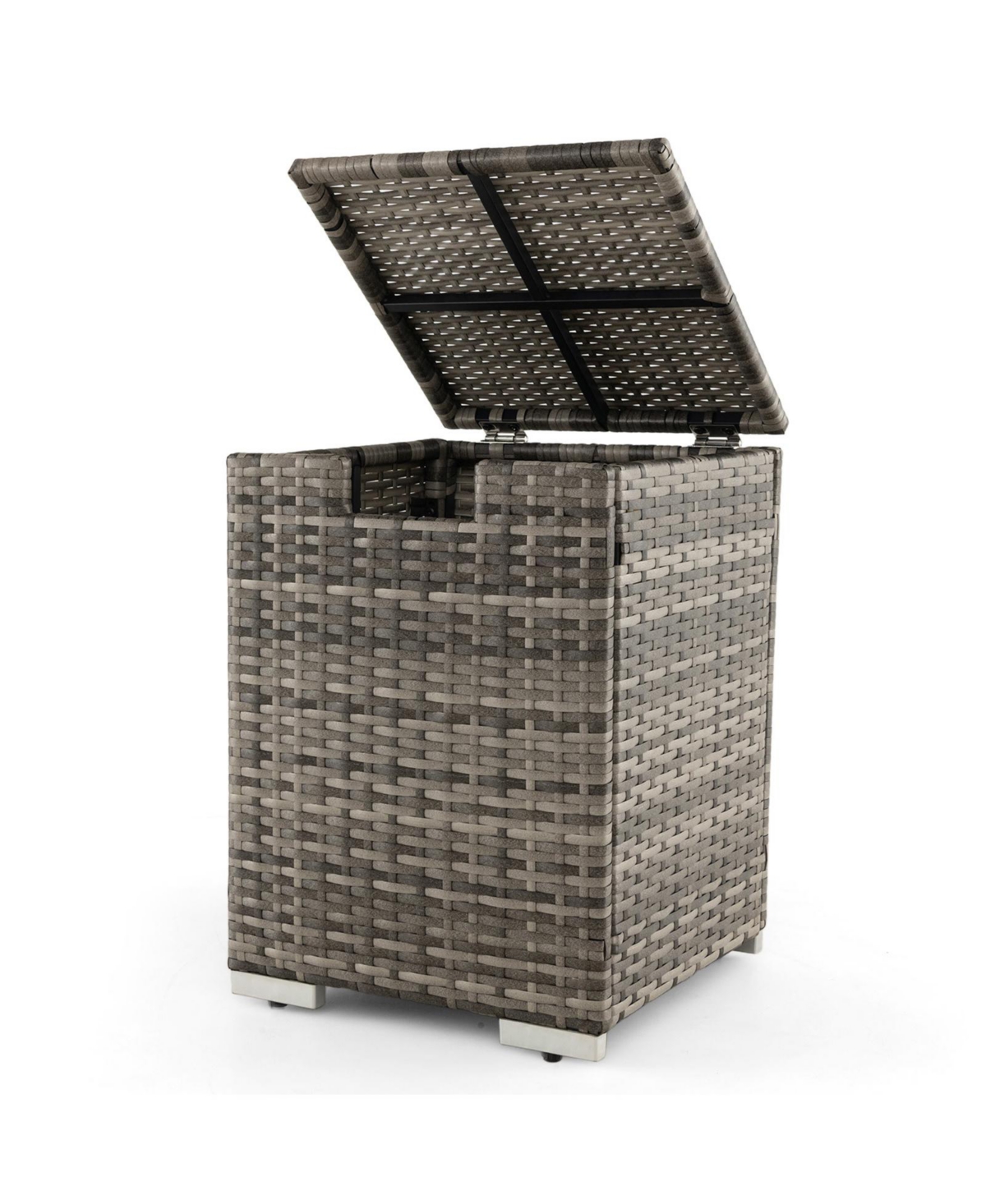 Sugift 2-in-1 Patio Rattan Gas Propane Tank Cover for 20 lbs Propane Tanks