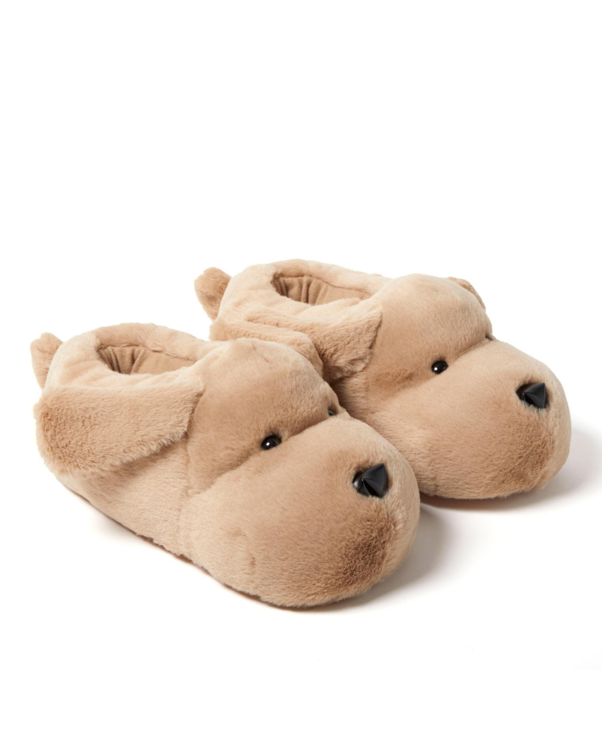 Dearfoams Cozyfoams Women's Overstuffed Bear Closed Back Slipper