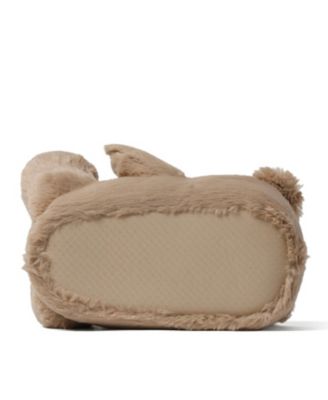 Cozyfoams Women's Overstuffed Bear Closed Back Slipper