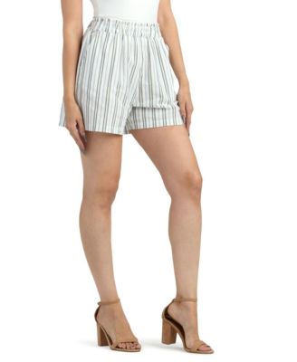 Junior's Resort Stripe Pull-On Shorts