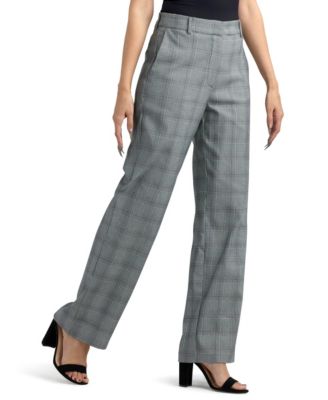 Junior's Millennium Check Straight Pants