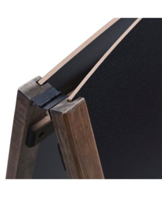 31.5 Inch Wood A-Frame Sidewalk Signage Chalkboard