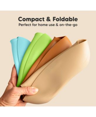 2-Pack Silicone Bibs For Babies, Food Grade Silicone Baby Bibs for Eating, Feeding, Toddler Bibs, Boys, Girls