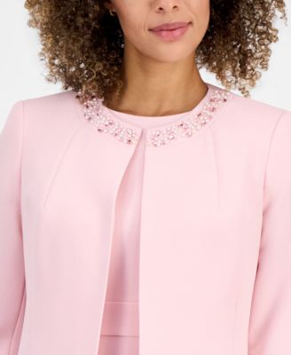 Women's Embellished Open-Front Blazer