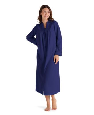 Miss Elaine - Women's Zipper Short Robe
