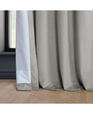 Grommet Heritage Plush Velvet Room Darkening Curtain