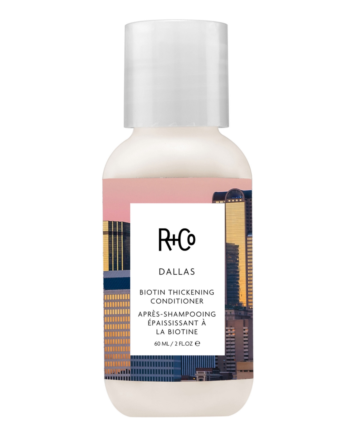 R + Co Dallas Hair Thickening Conditioner, 2 Oz. In Transparent