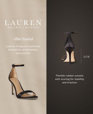 Women's Allie Pav&eacute;-Buckle Satin Sandals