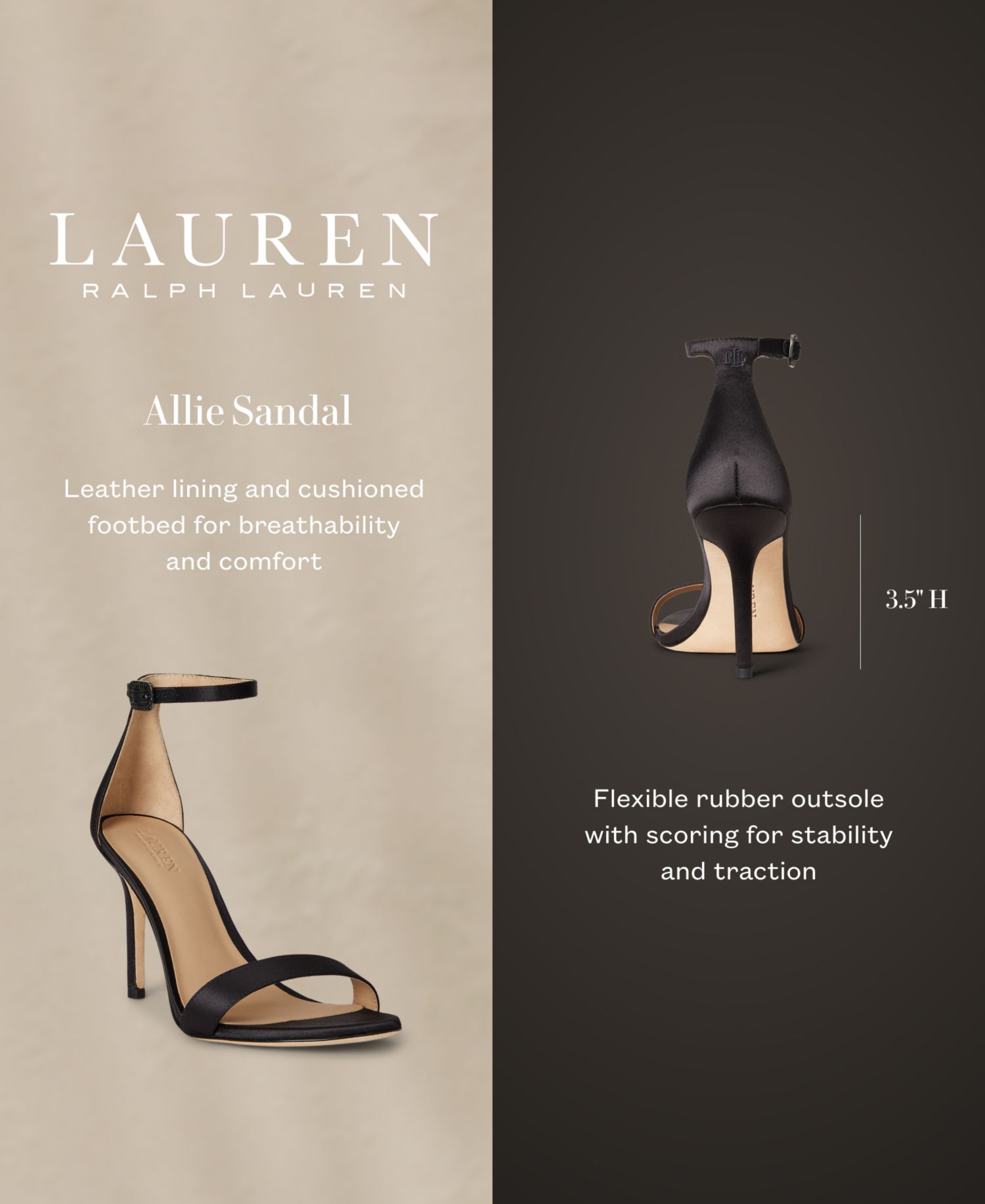 Women's Allie Pav&eacute;-Buckle Satin Sandals
