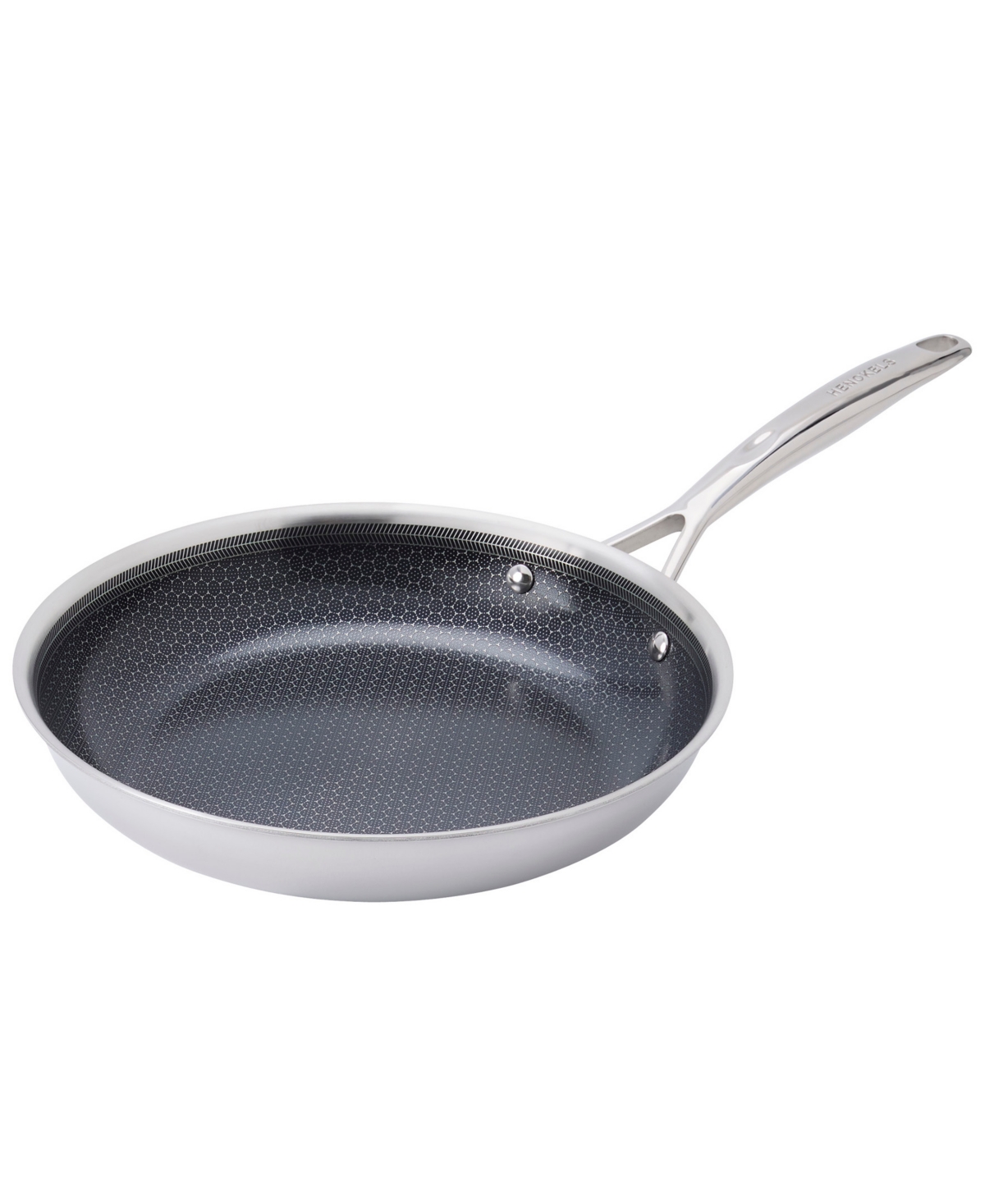 J.a. Henckels Paradigm Ceramic Stainless Steel 2-pc. Dual Performance Fry Pan Set In Silver