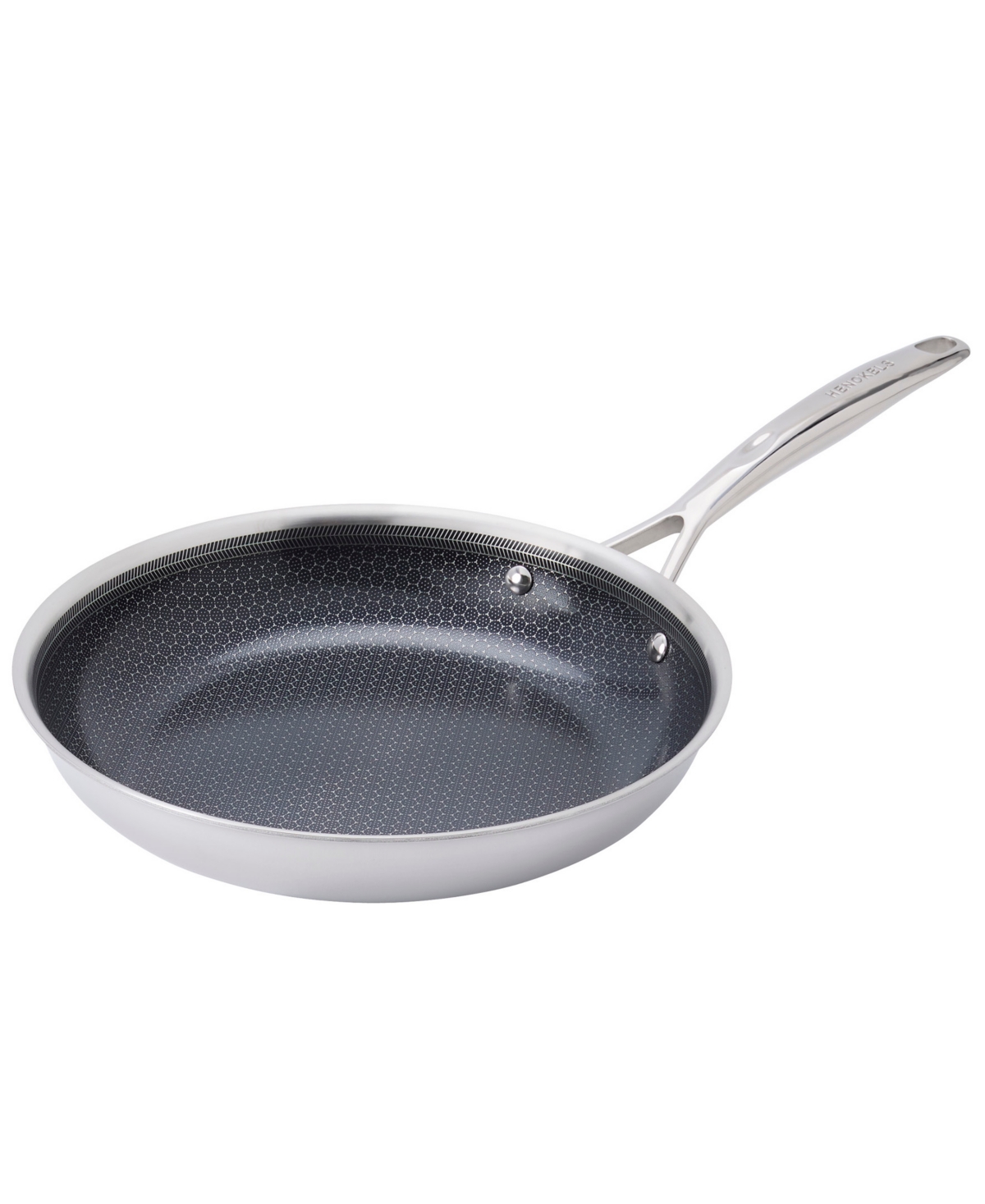 J.a. Henckels Paradigm Ceramic Stainless Steel 10" Dual Performance Fry Pan In Silver