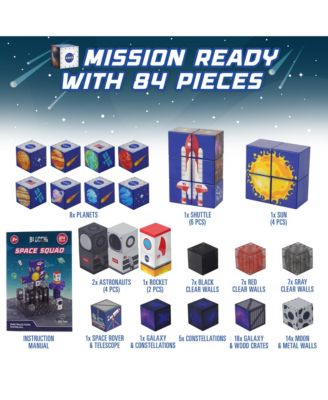 Blocchi Space Squad Magnetic Block Set 84 units
