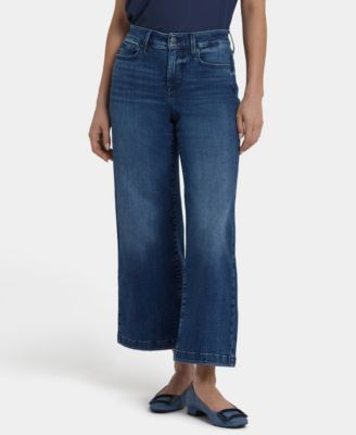 Women's Teresa Wide Leg Ankle Hem Jeans