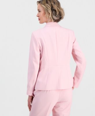 Petite Single-Button Tailored Blazer