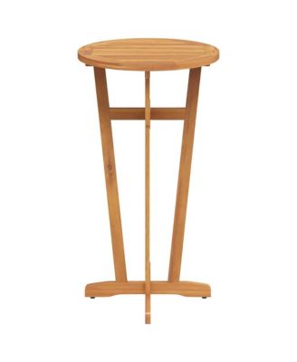 Garden Bar Table Natural Brown Solid Acacia wood Standard Durable