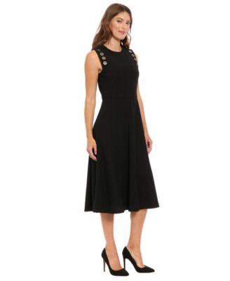 Petite Crewneck Sleeveless Dress