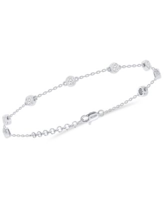 Lab-Grown Diamond Bracelet (1 ct. t.w.) in Sterling Silver (also in 14k Gold Plated Sterling Silver)