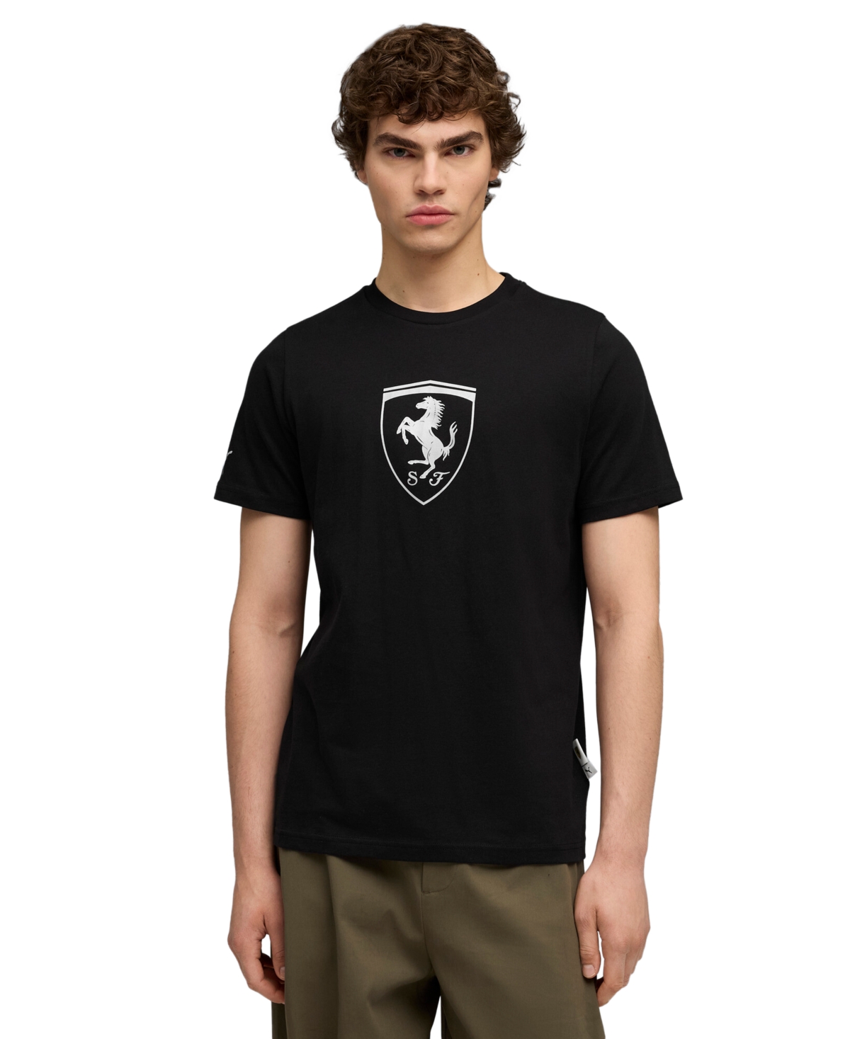 Puma Men's Ferrari Sportswear Tonal Shield T-Shirt