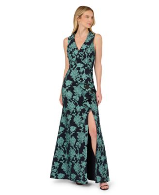 Adrianna Papell - Women's Printed Sleeveless Dress