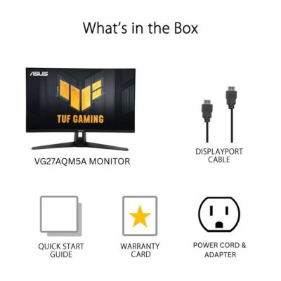 TUF VG27AQM5A 27" 16:9 WQHD 300Hz Fast IPS LED HDR Gaming Monitor, Black