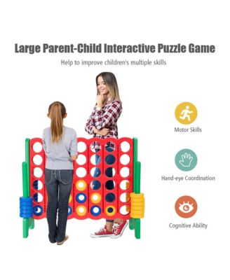Jumbo 4-to-Score 4 in A Row Giant Game Set for Family