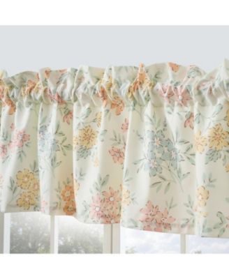 Chloe Light Filtering Semi Sheer 3" Rod Pocket Window Valance 84" x 16" Pastel