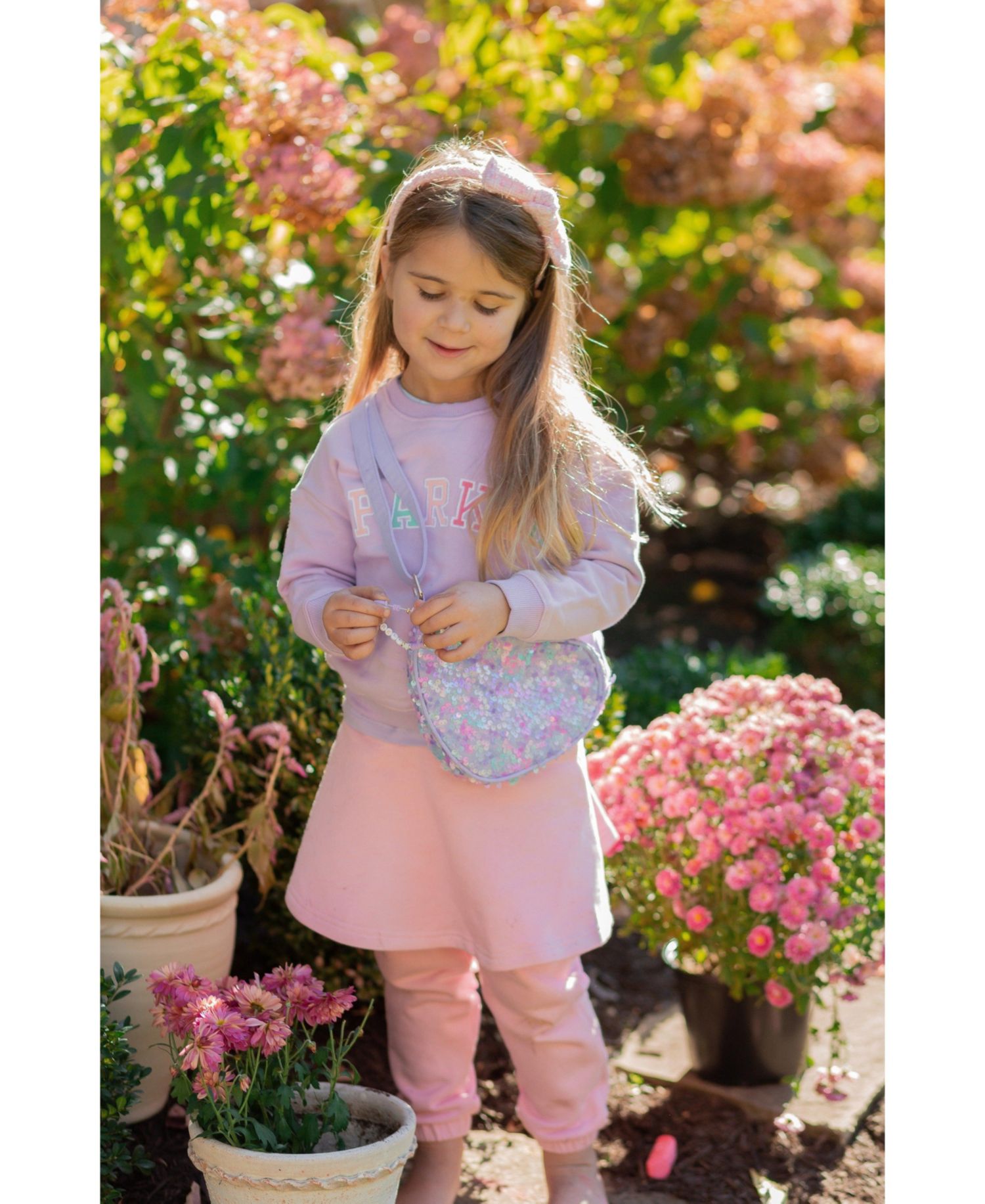 Little Girls Little/Big Sparkle Sweatshirt