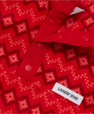 Girls Anyweather Fleece Snap Neck Pullover