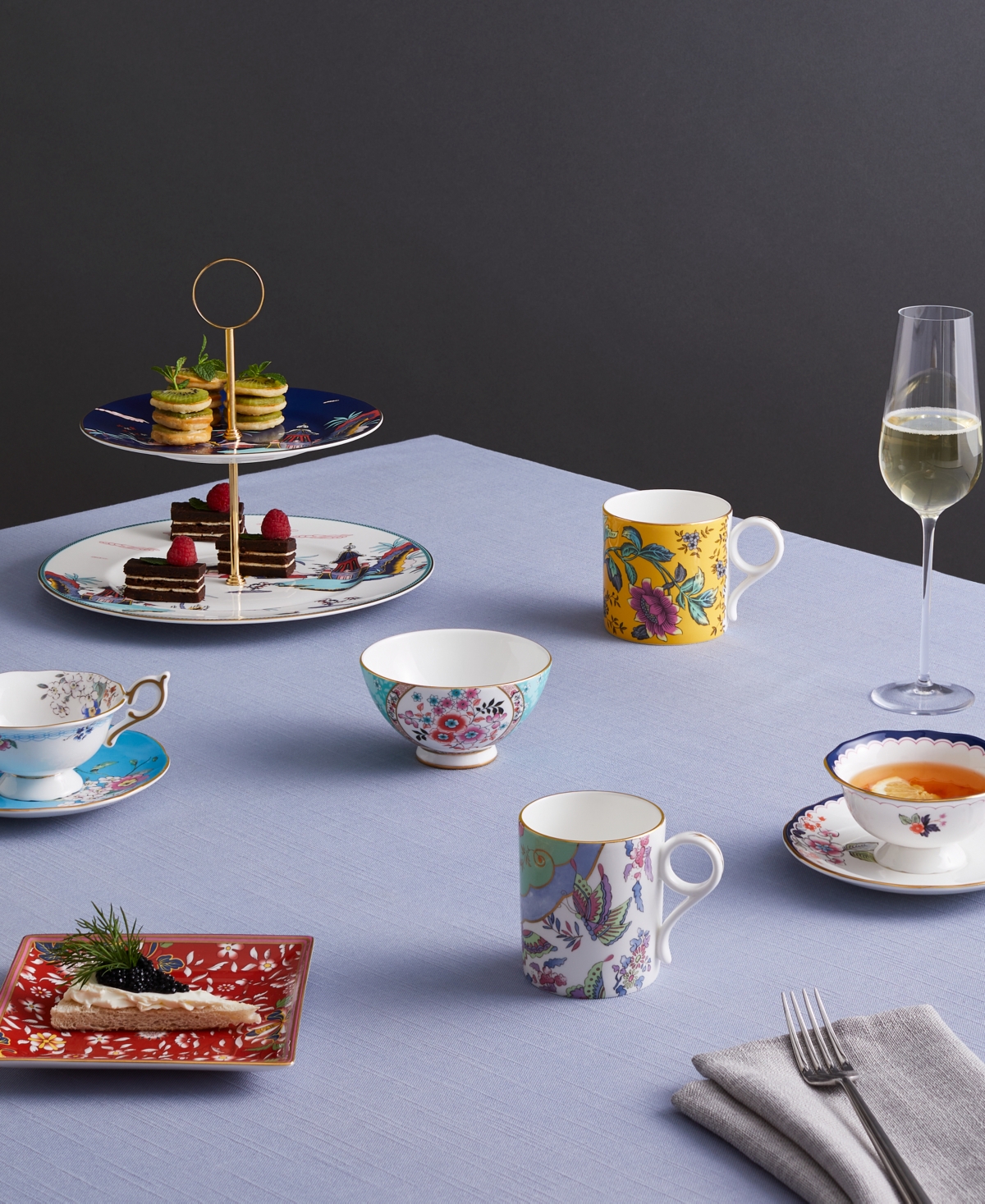 Wedgwood Wonderlust Apple Blossom Teacup & Saucer