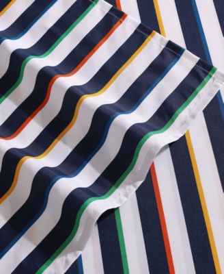 Stripes Game Microfiber 3-Pc. Sheet Set, Twin XL