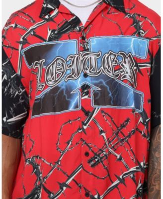 Men's Frontline Button Up Shirt with Custom Graphics