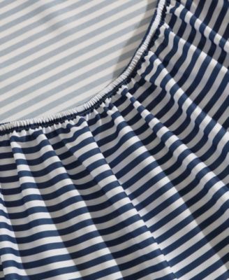Vivid Stripe Microfiber 3-Pc. Sheet Set, Twin XL