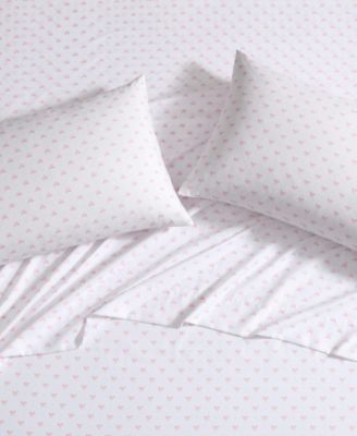 Lovely Bows Microfiber 3-Pc. Sheet Set, Twin XL