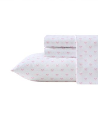 Lovely Bows Microfiber 4-Pc. Sheet Set, Queen