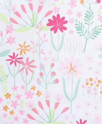 Sunshine Flowers Microfiber 4-Pc. Comforter Set, Full/Queen