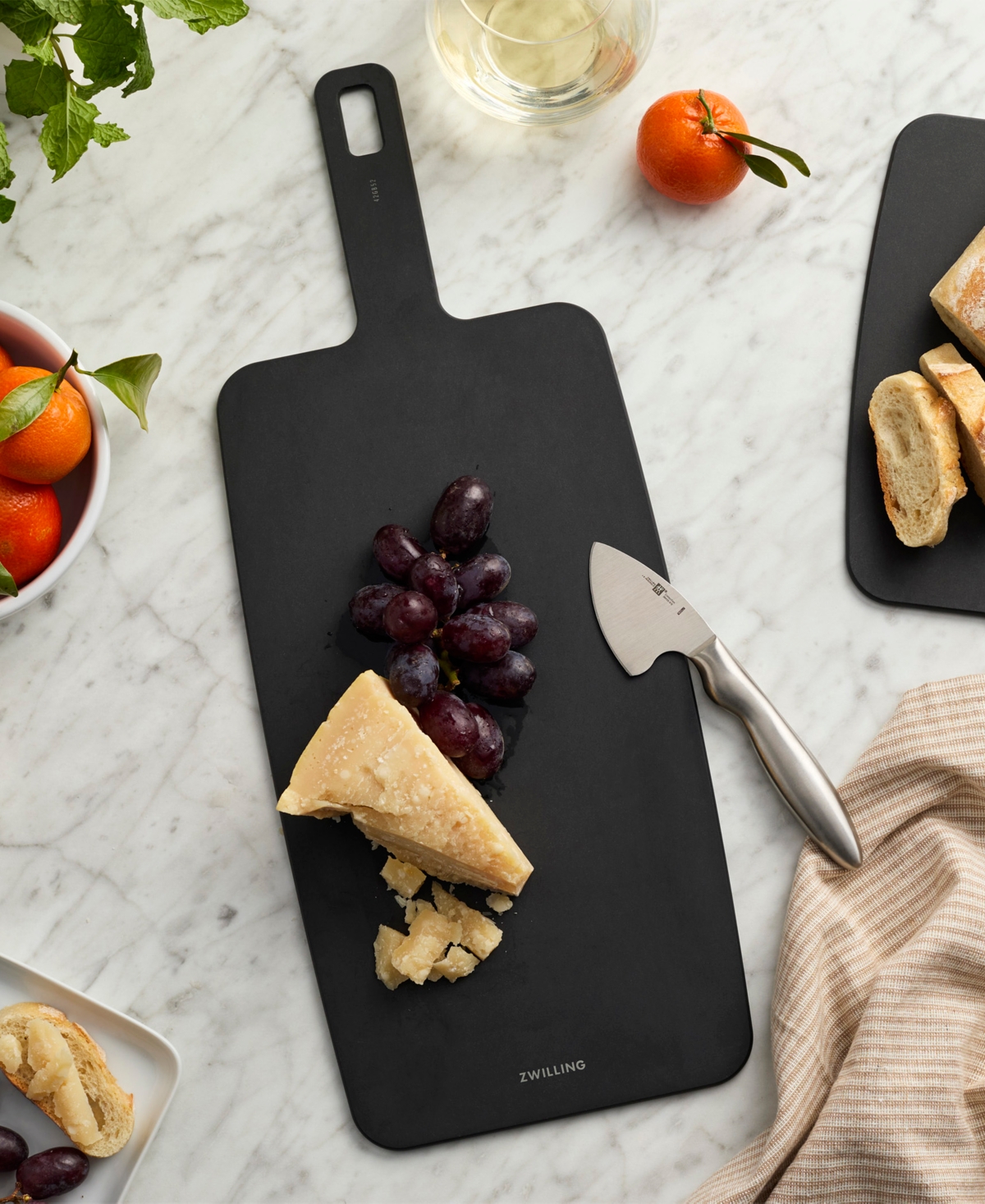 Zwilling Plant Fiber Cutting Board, 19" X 7.5" In Gray