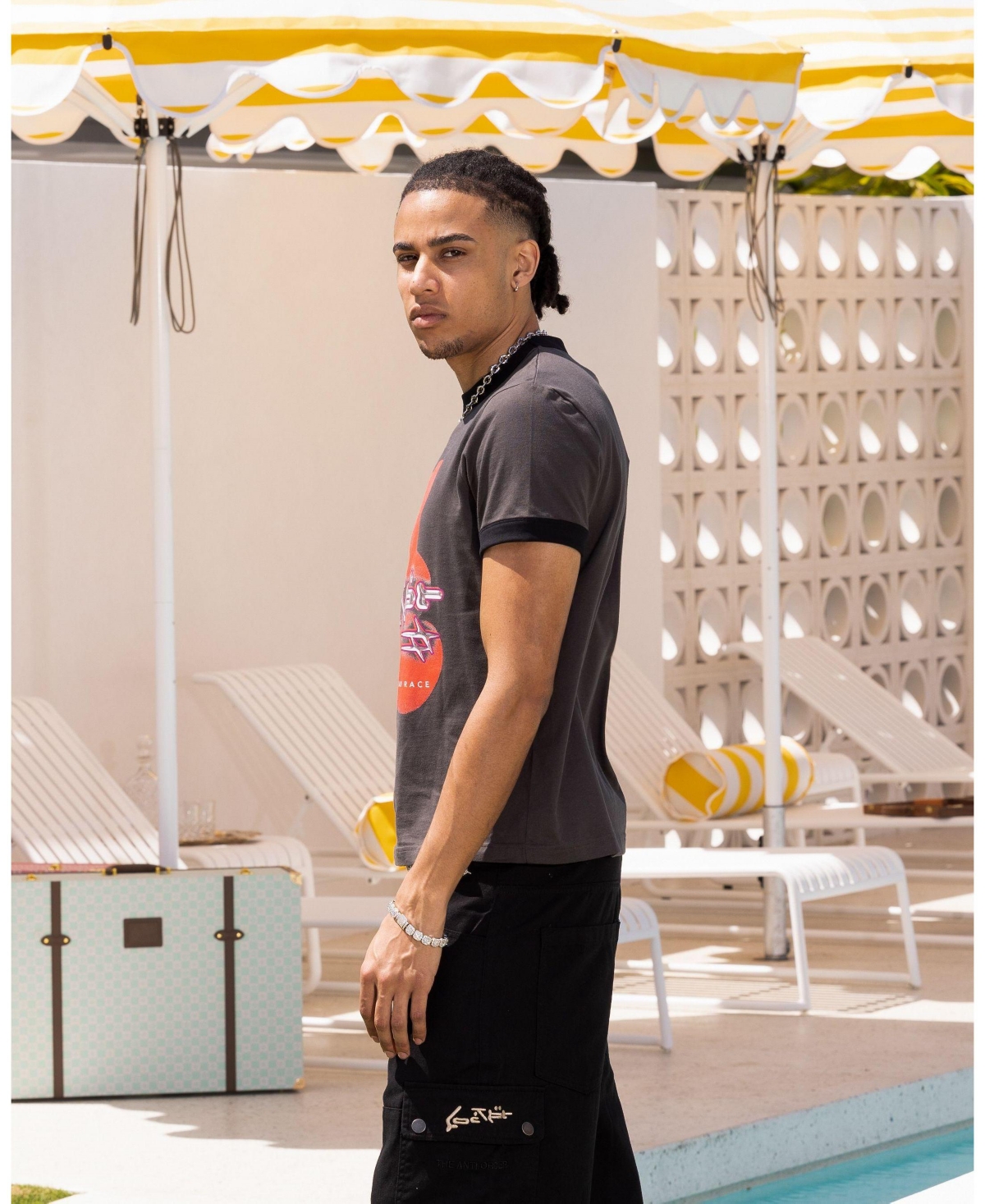 Loiter Men's Gummy Ringer Tee.