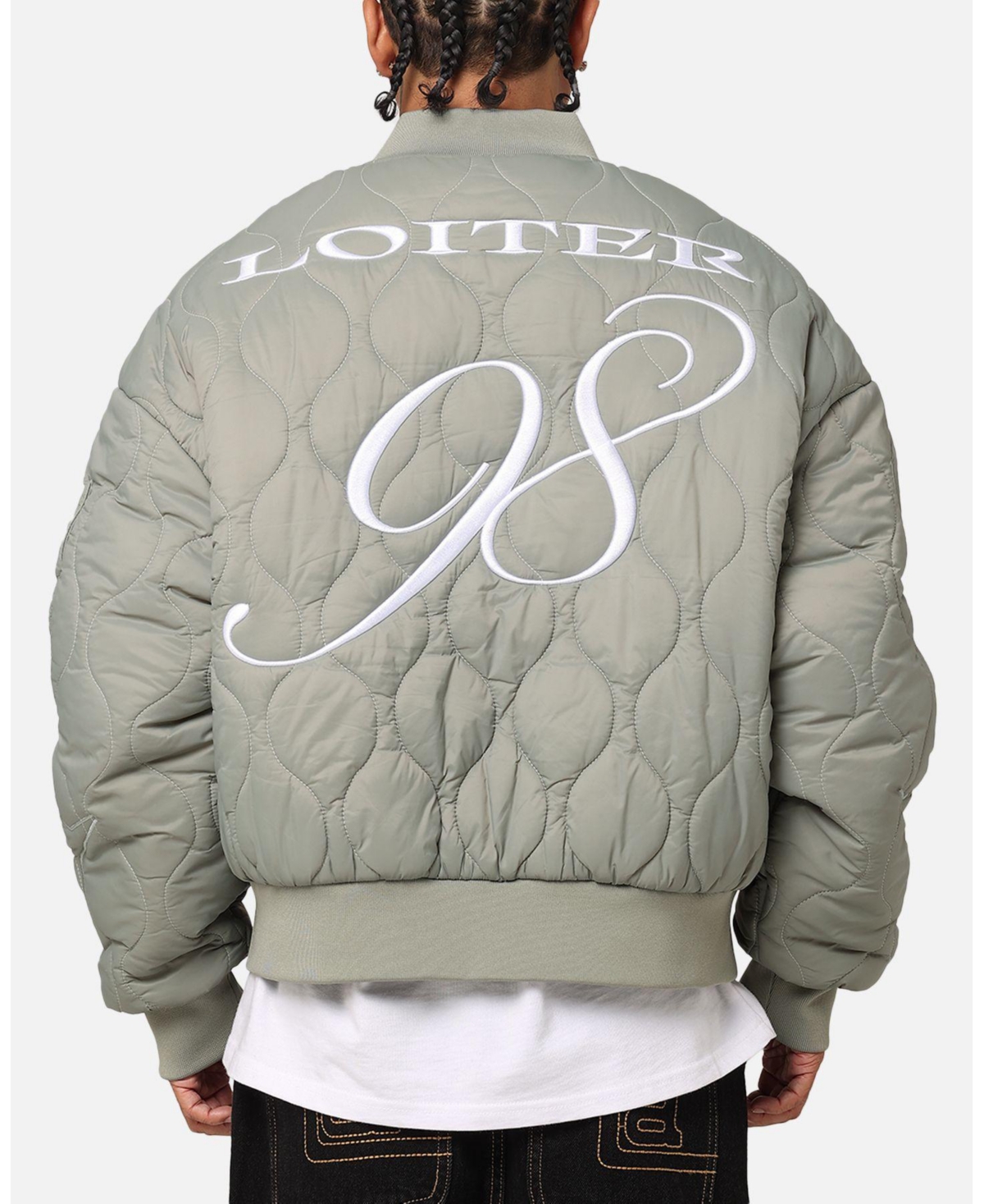 Loiter Men's Kraven Reversible Bomber Jacket.