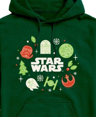 Men's Star Wars Christmas Logo Classic-Fit Graphic Hoodie