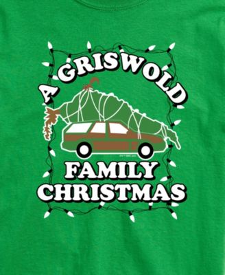 Men's Vacation Griswold Family Christmas Tree Graphic T-Shirt
