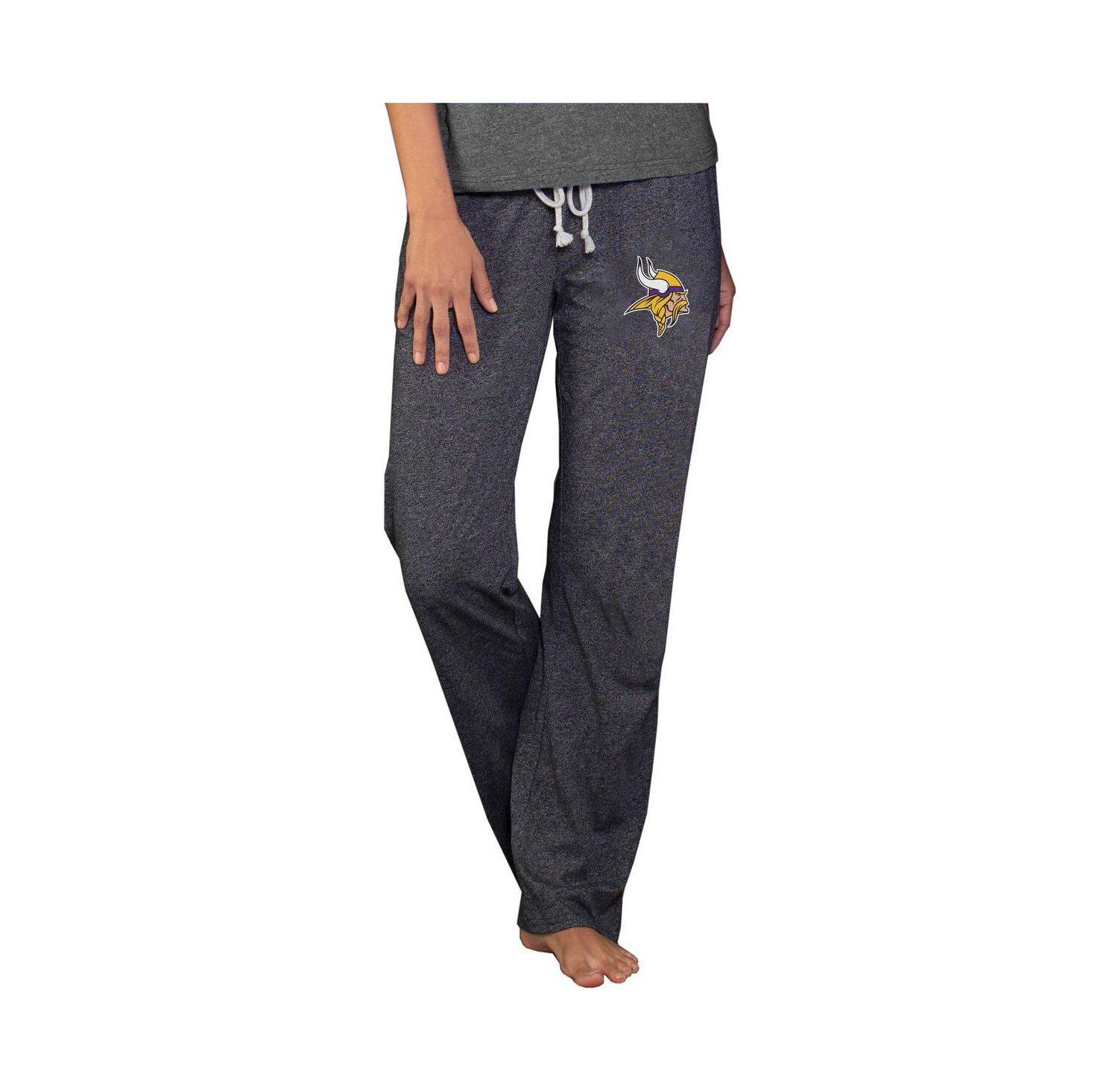 Women's Charcoal Minnesota Vikings Quest Knit Lightweight Lounge Pants