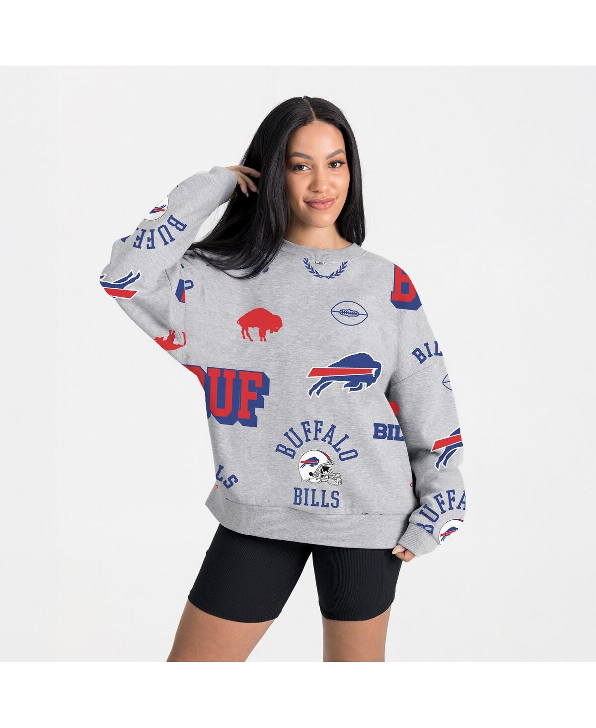 Gameday Couture Women's Heather Gray Buffalo Bills Always On Repeat Fleece Sweatshirt In Gray