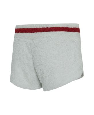 Women's 2-Piece Gray/Garnet South Carolina Gamecocks Whitley Long Sleeve Hoodie Top and Shorts Set